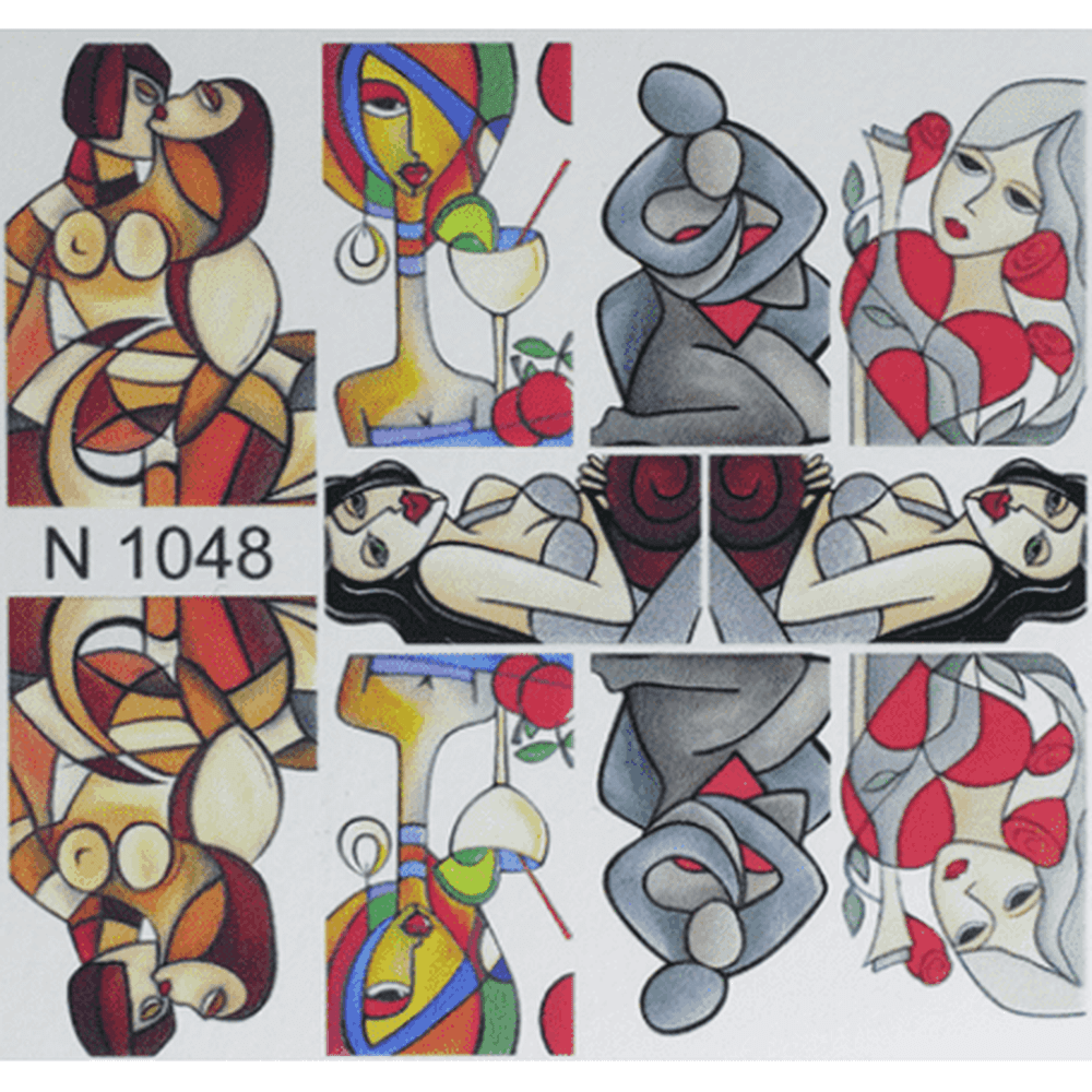 Modern Picasso Water Transfer - 1048 - Maskscara