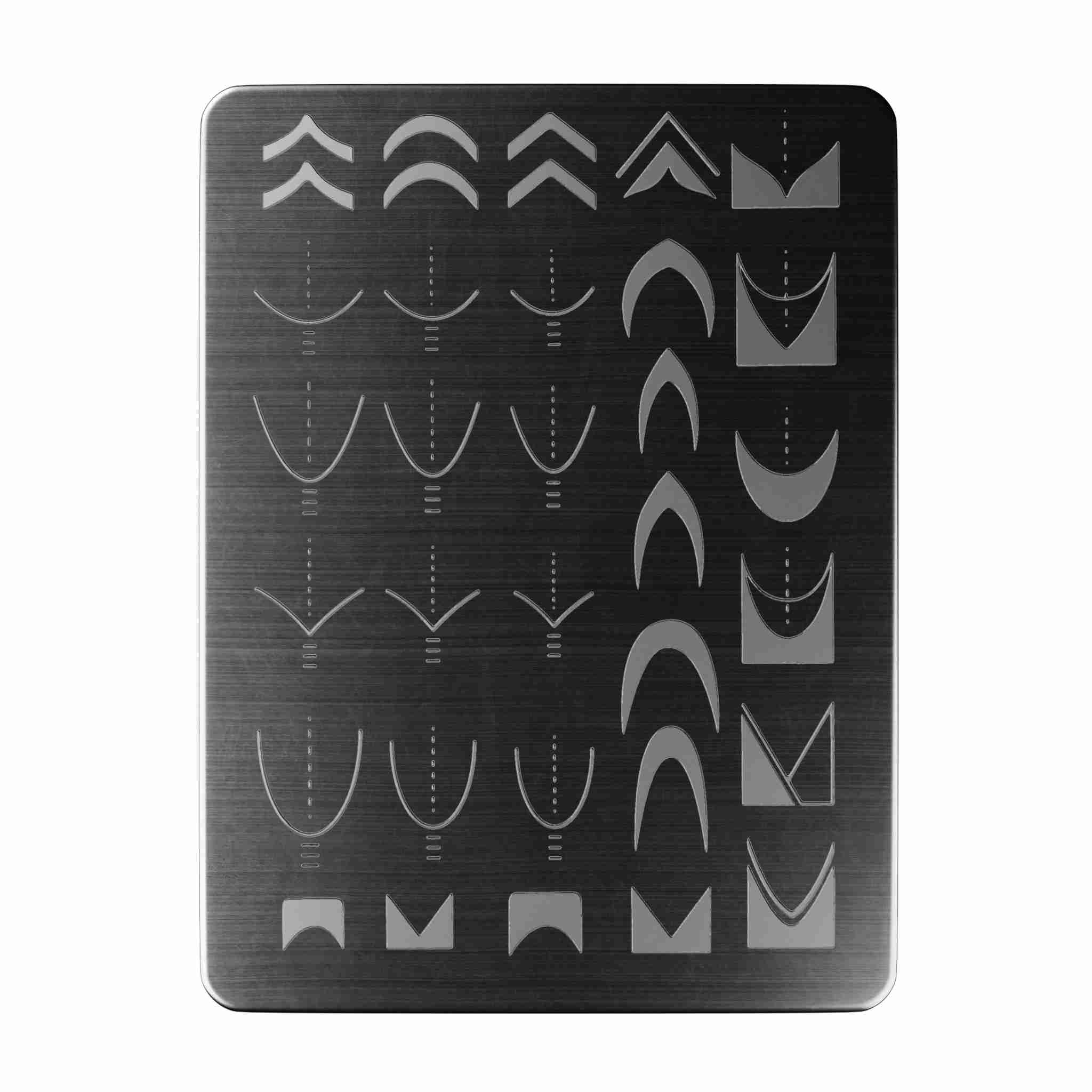 Maskscara French Stamping Plate and Stencil - Maskscara