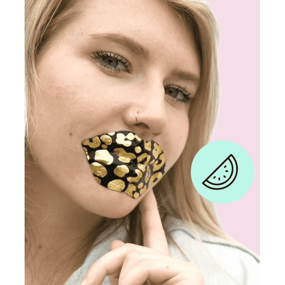 Sun's Out, Pouts Out - Gold Foil Lip Mask (1 Pcs) - Maskscara