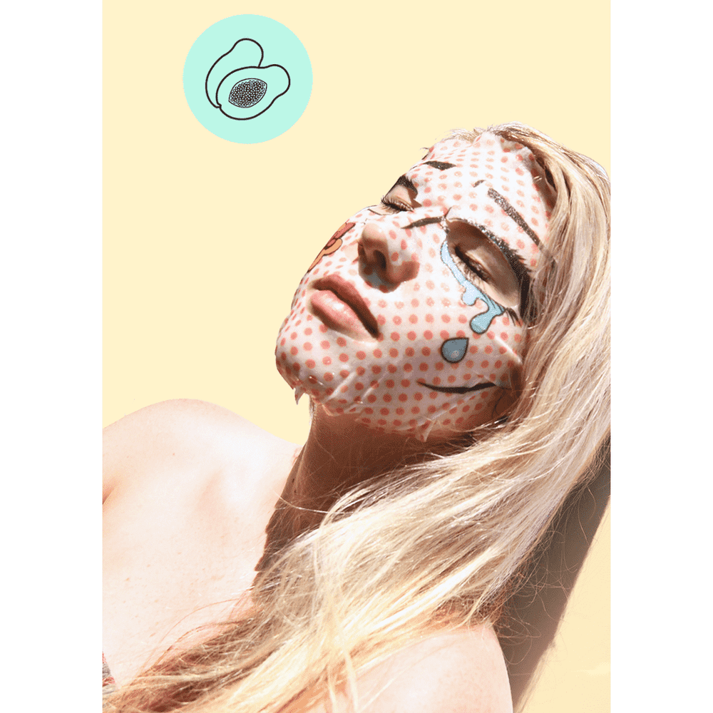 Face It - POP 'n GLOW Face Mask (1pcs) - Maskscara