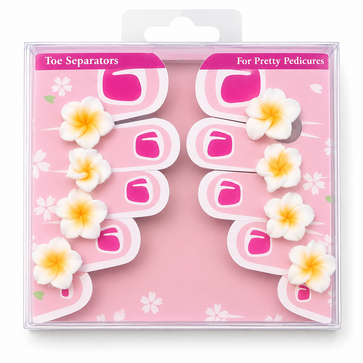 Toe Separators -Frangipani