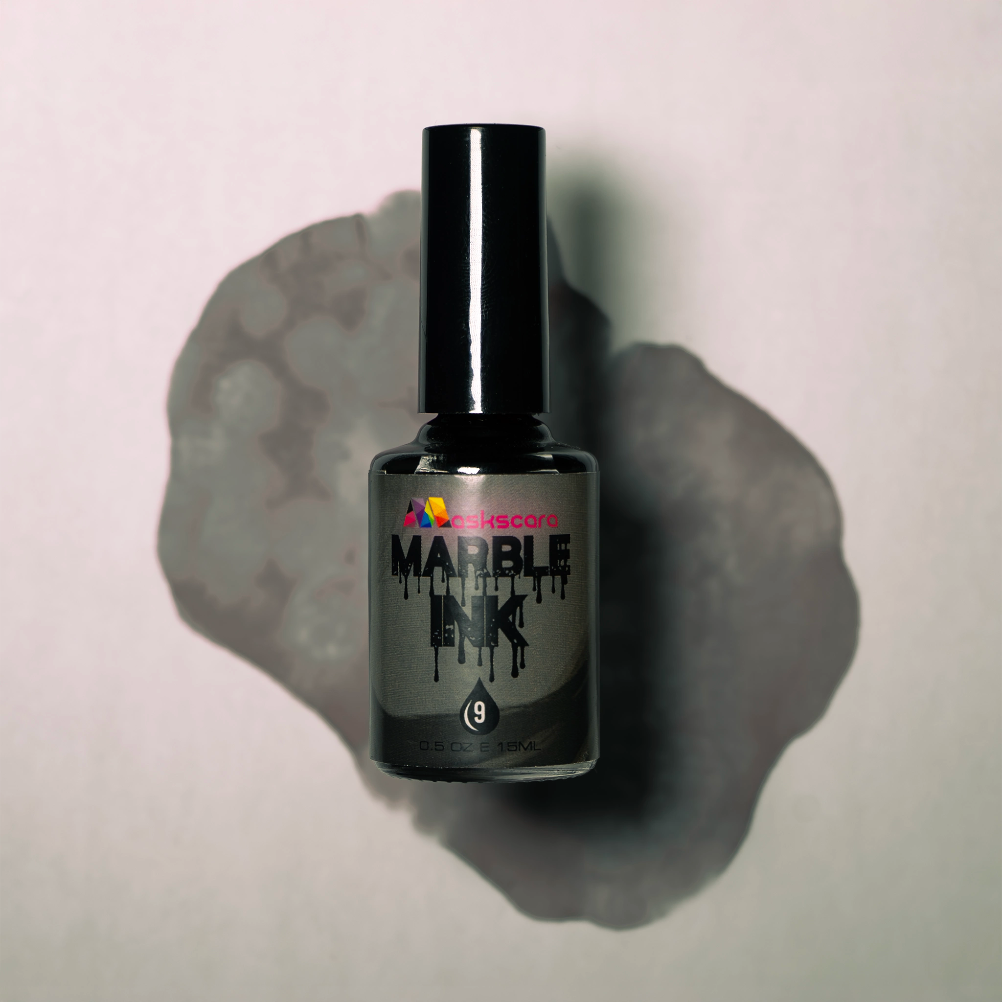 Grey Black Marble Ink - 15ml