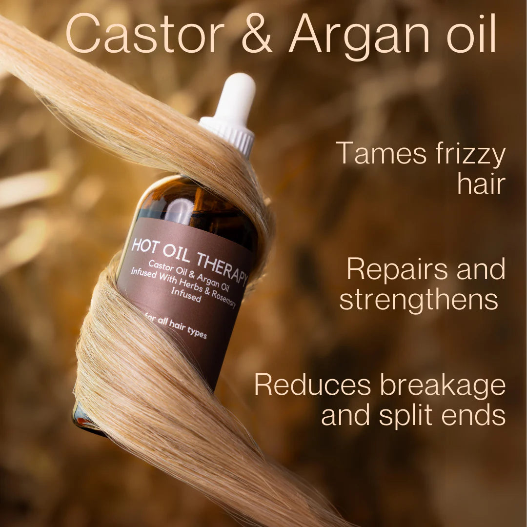 Hot Oil Hair Therapy