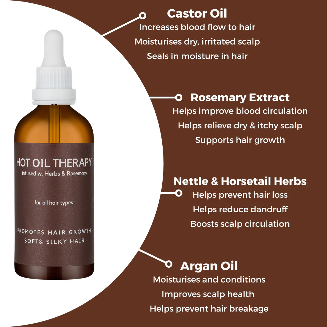 Hot Oil Hair Therapy