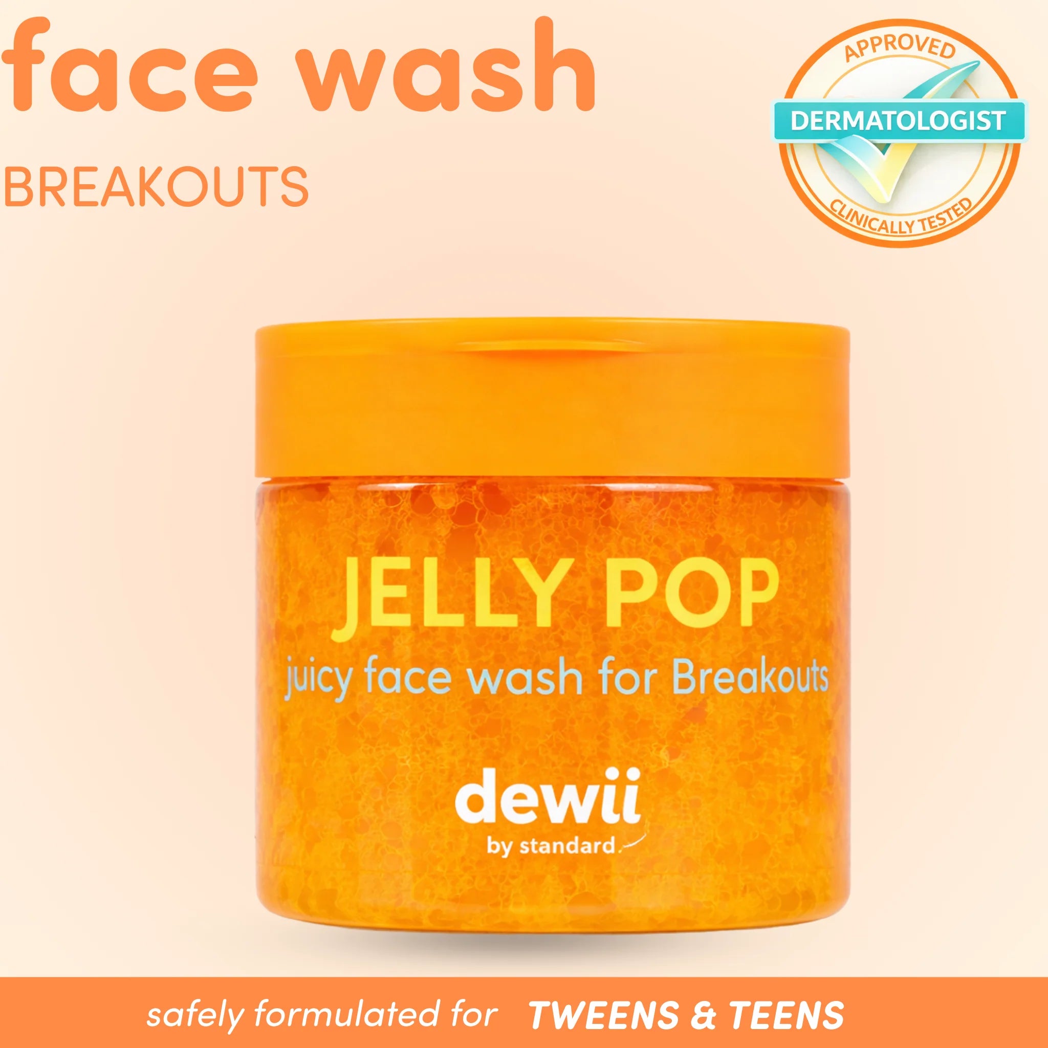 DEWII Jelly Pop Breakout Face Wash with Salicylic Acid