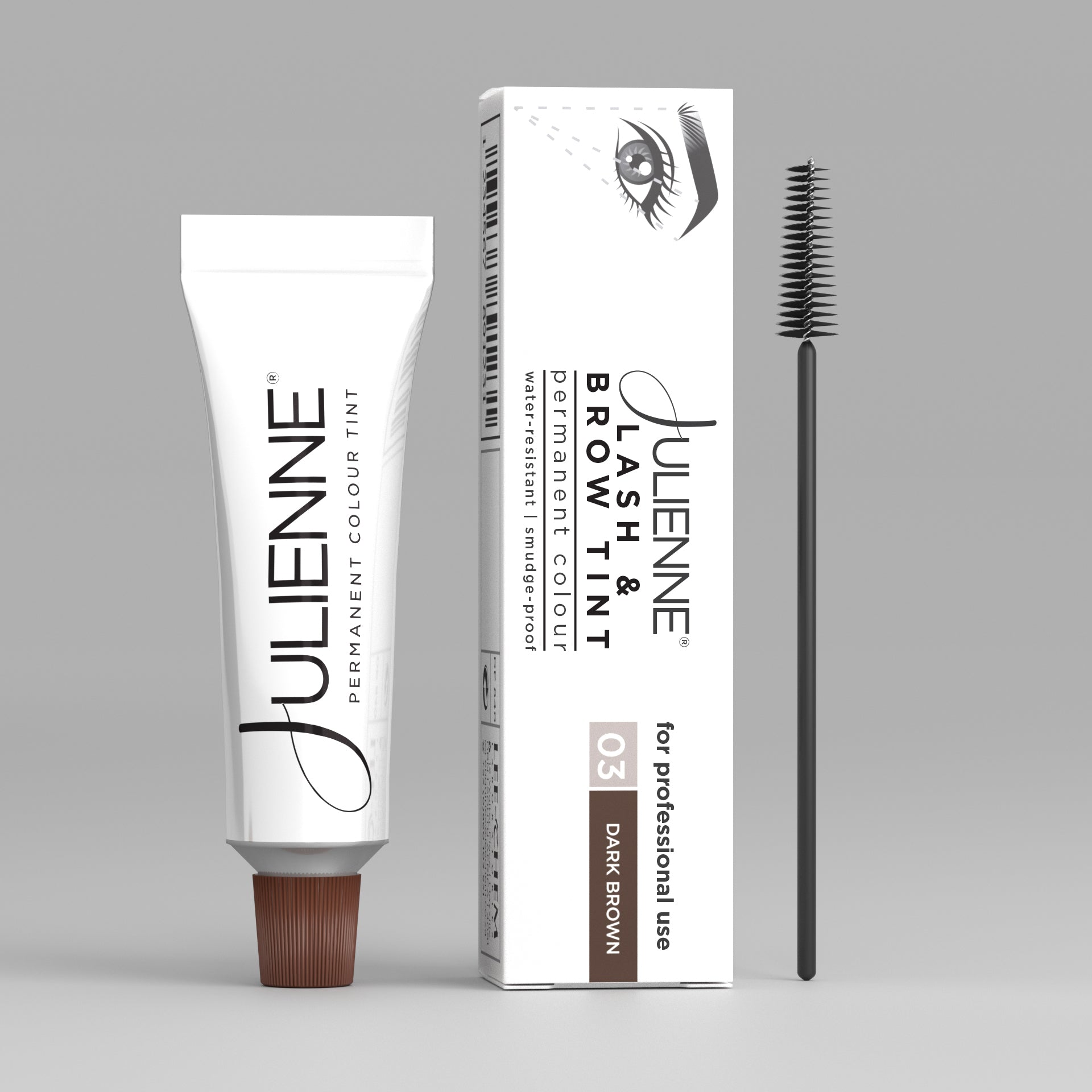 Julienne Eyelash & Brow Tint (Dark Brown)