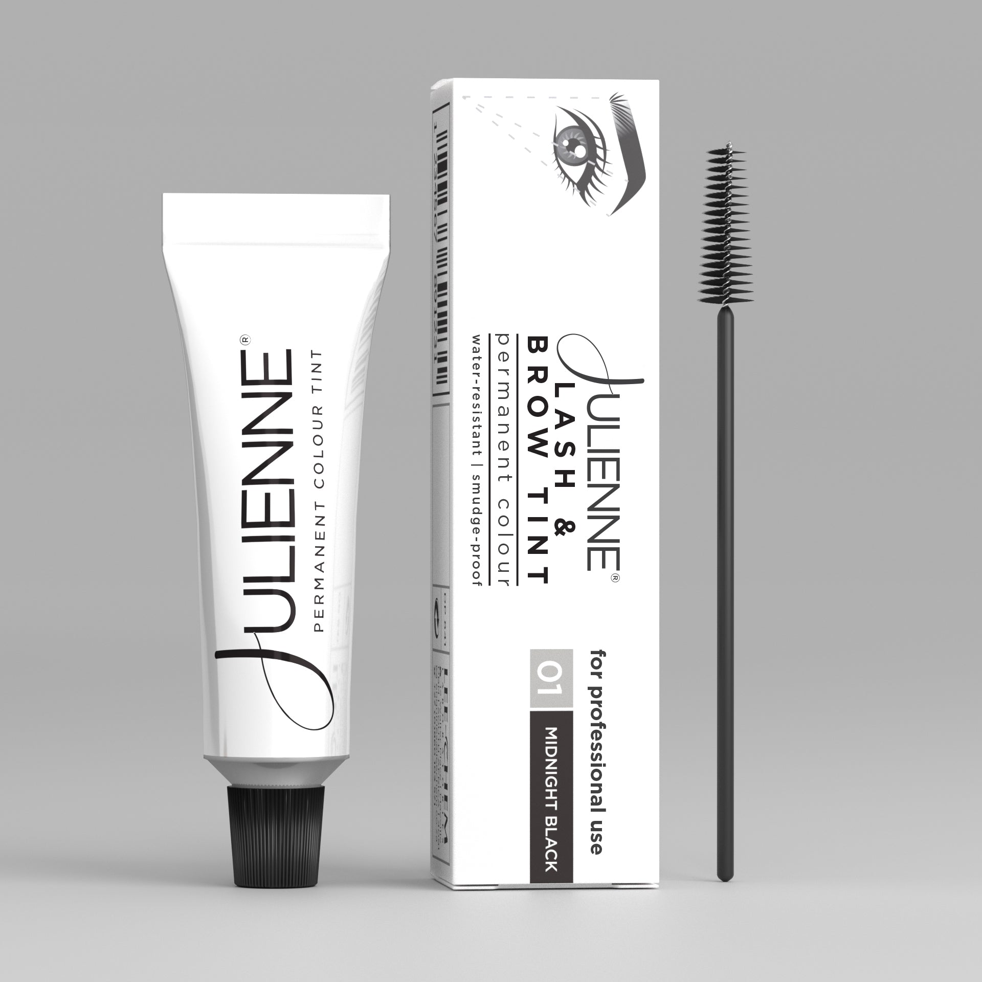Julienne Eyelash & Brow Tint (Midnight Black)