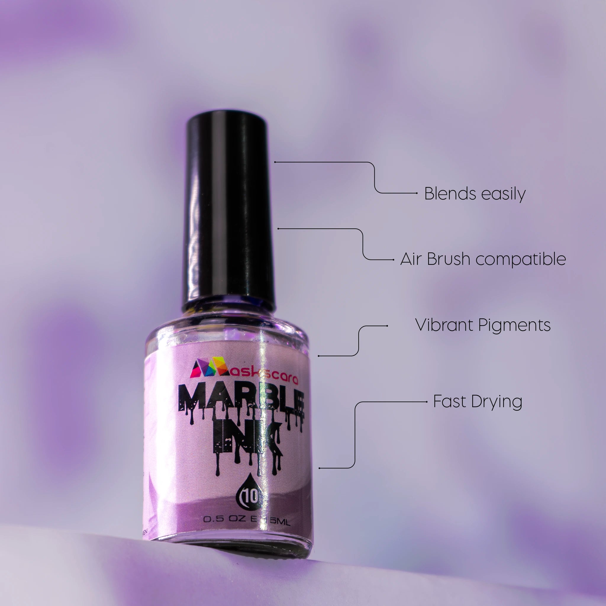 Lilac Marble Ink - 15ml