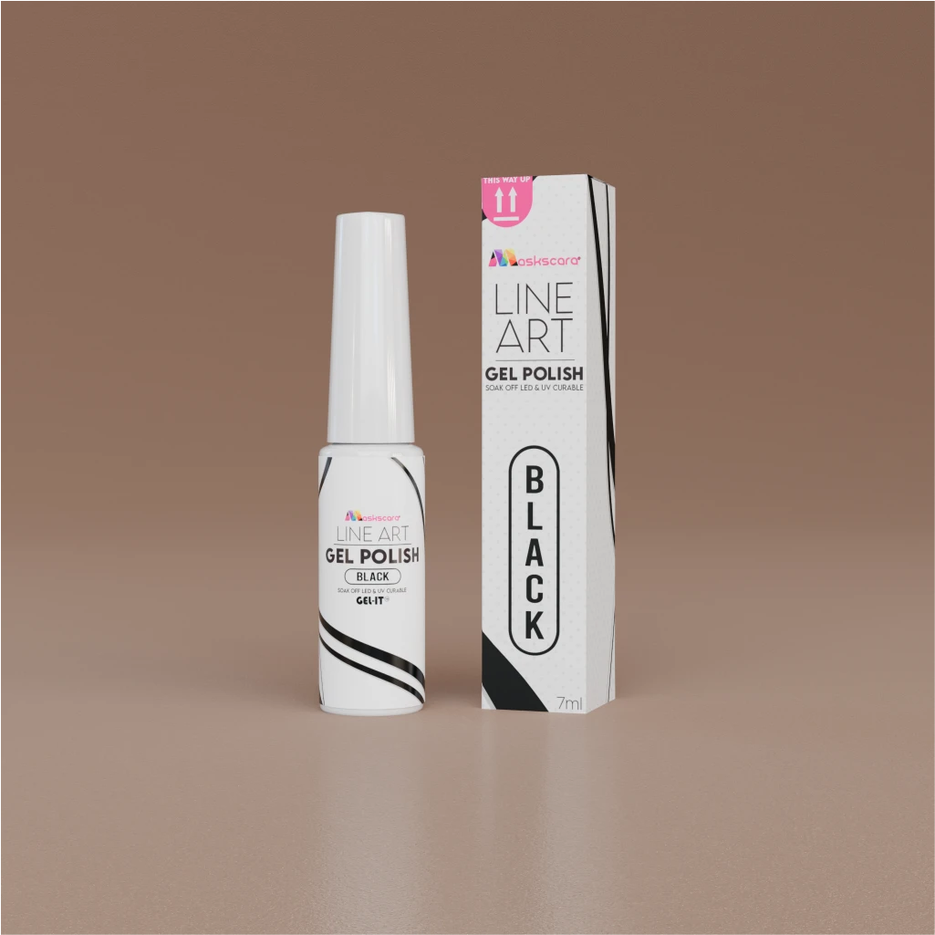 Line Art Gel 7ml - Black