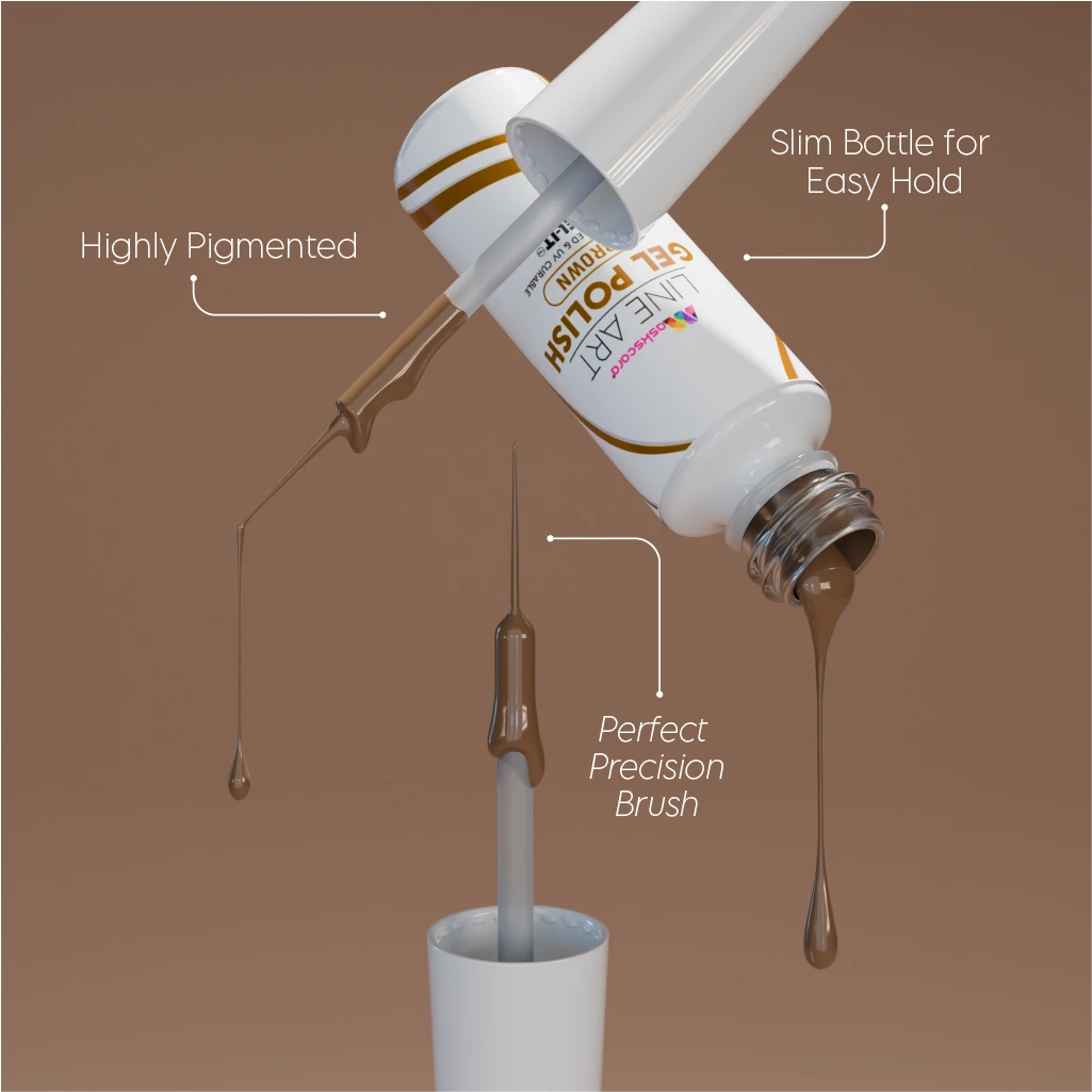 Line Art Gel 7ml - Brown