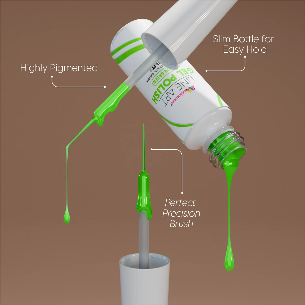 Line Art Gel 7ml - Neon Green