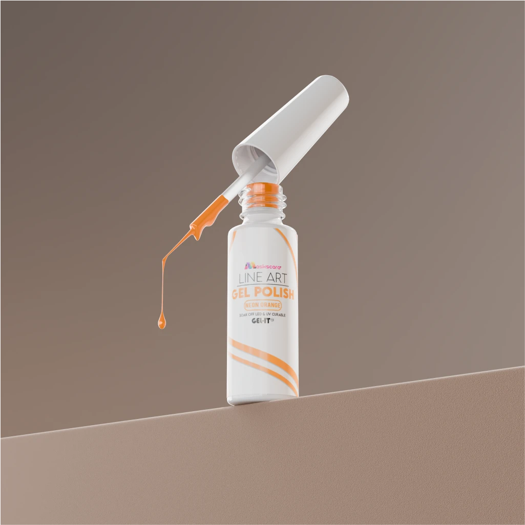 Line Art Gel 7ml - Neon Orange