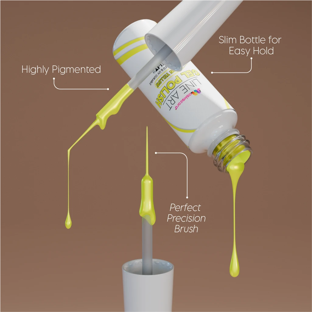 Line Art Gel 7ml - Neon Yellow