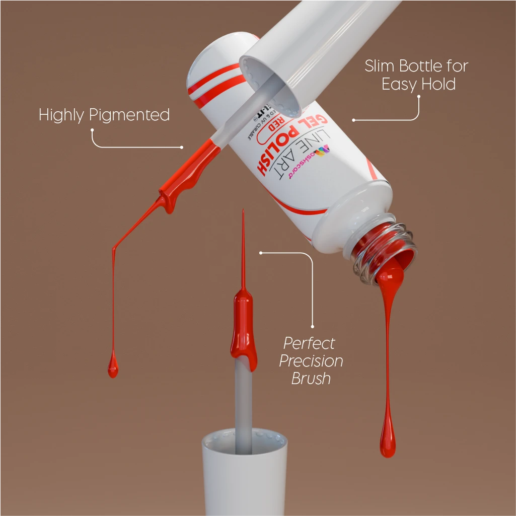 Line Art Gel 7ml - Red