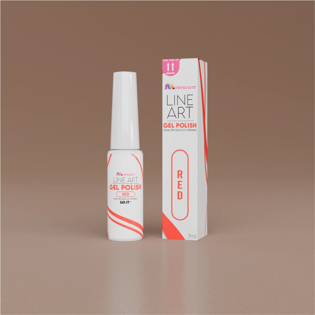 Line Art Gel 7ml - Red