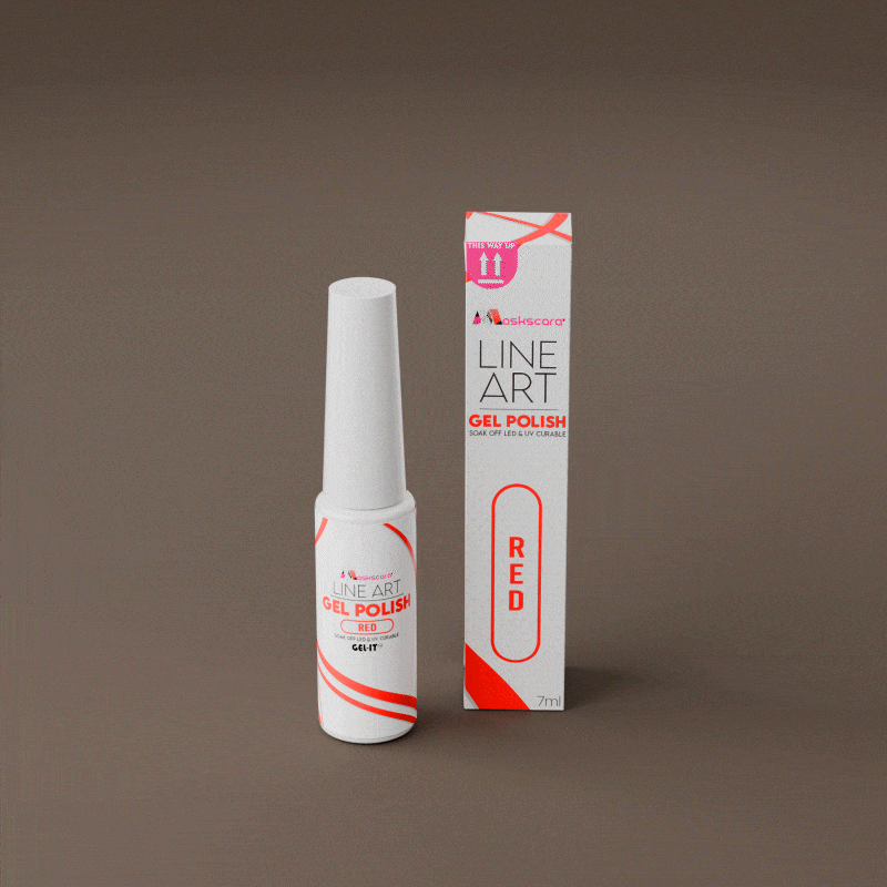 Line Art Gel 7ml - Red