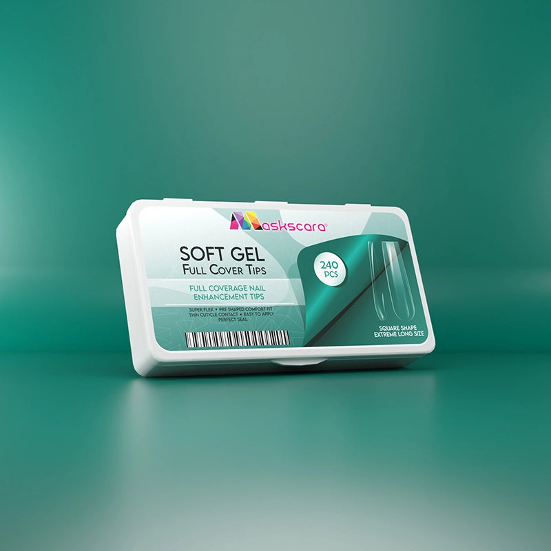 Soft Gel Tips - Full Cover (Square Extreme Long)
