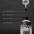 Non Wipe Top Coat - Black Flake - 15ml