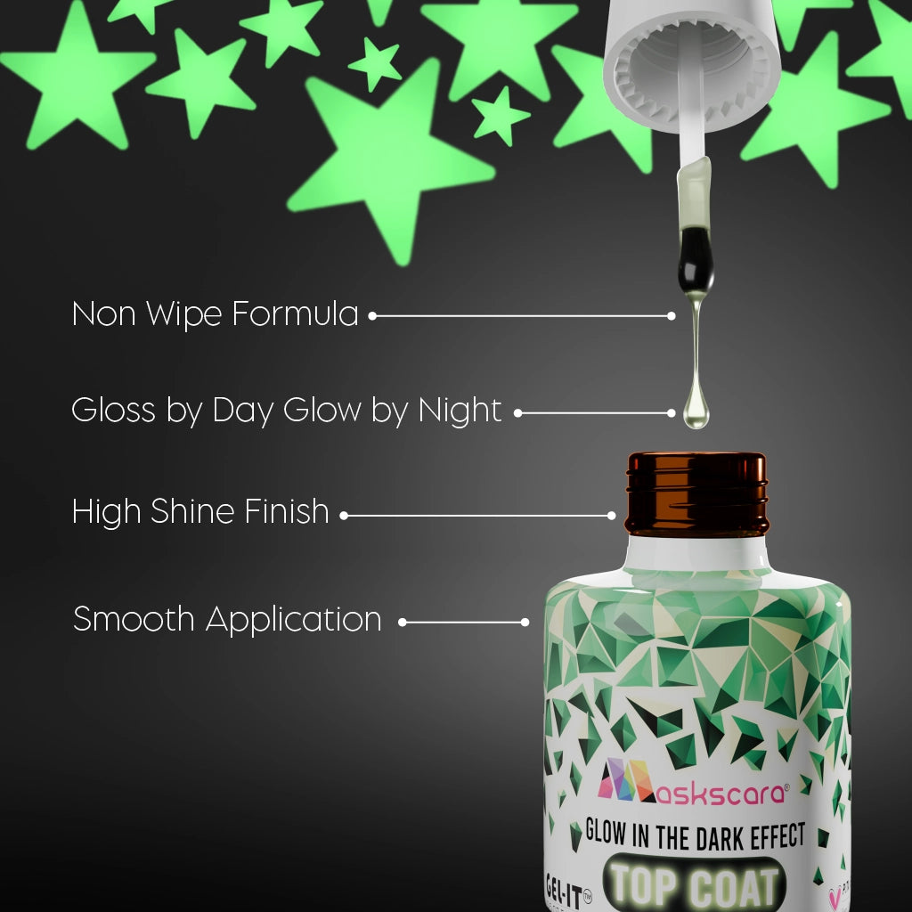 Glow in the Dark Non Wipe Top Coat