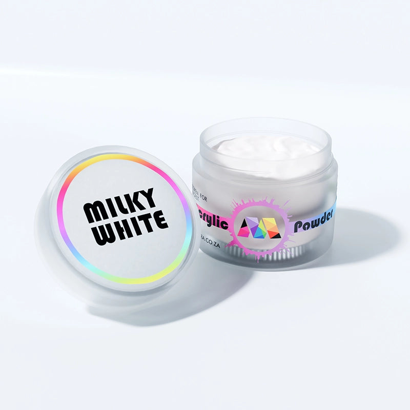 Professional Milky White Acrylic Powder - 245g