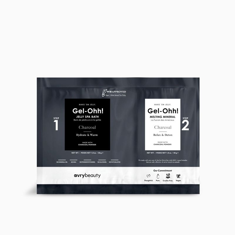 Avry Beauty Gel-Ohh Jelly Spa Pedi Bath - Charcoal