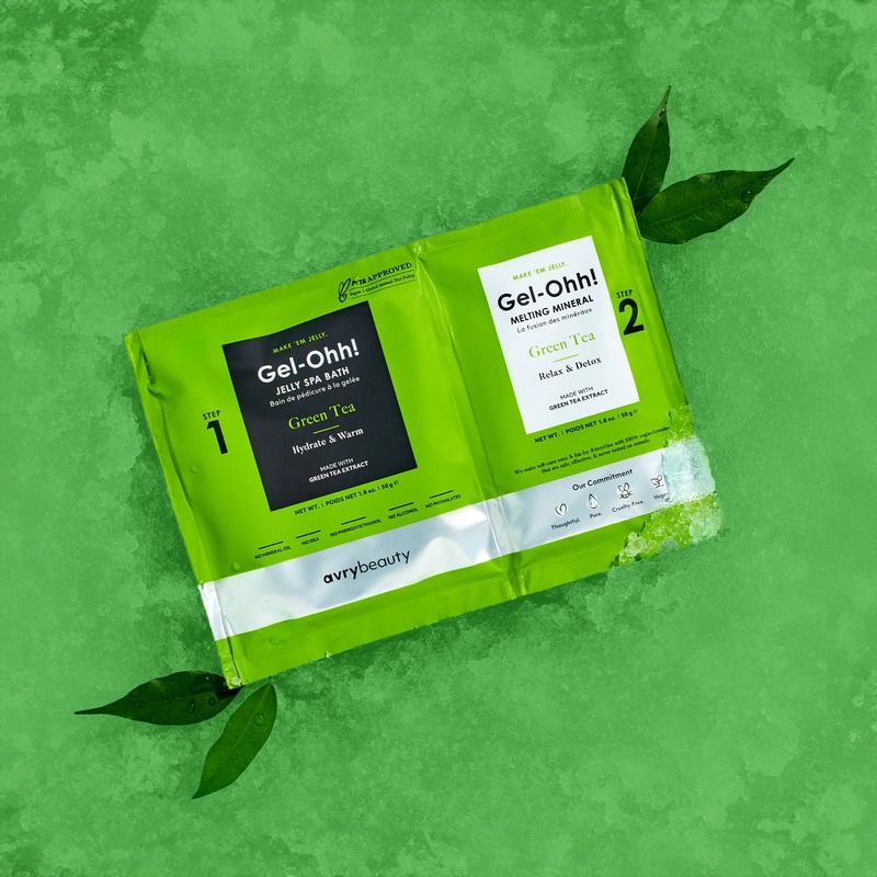 Avry Beauty Gel-Ohh Jelly Spa Pedi Bath - Green Tea