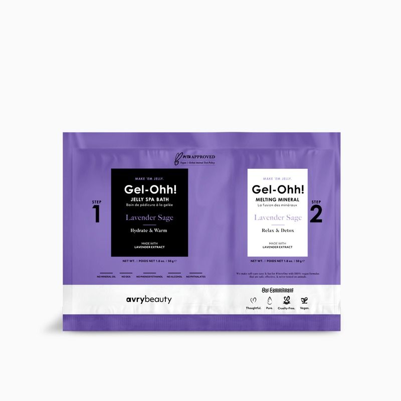 Avry Beauty Gel-Ohh Jelly Spa Pedi Bath - Lavender