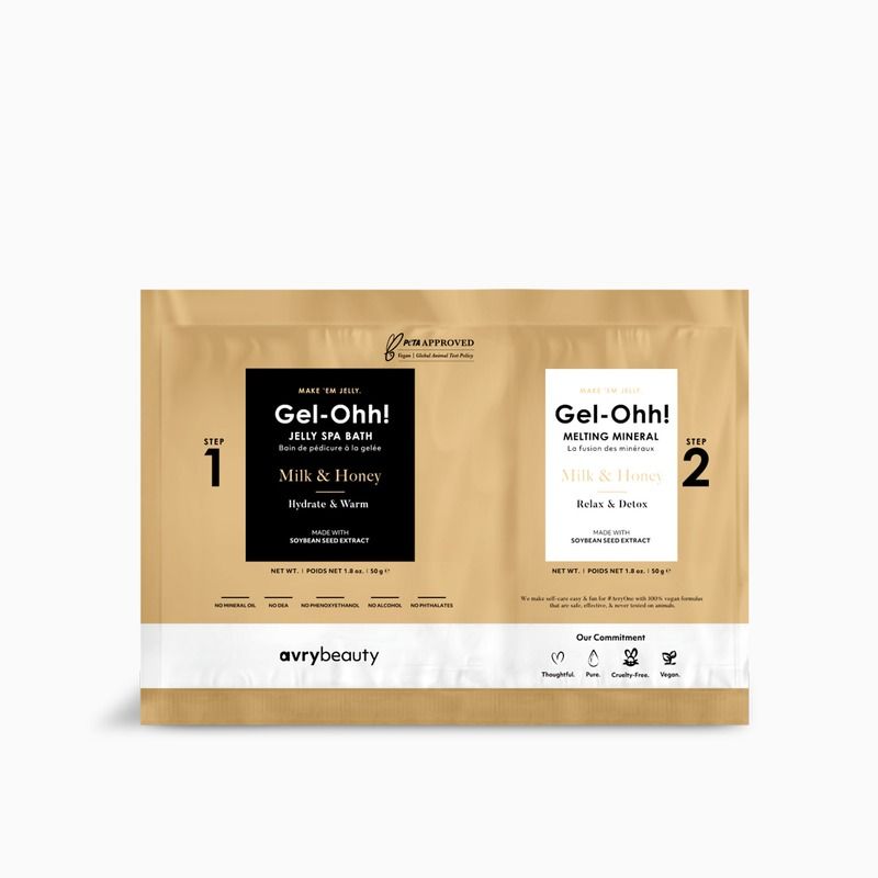 Avry Beauty Gel-Ohh Jelly Spa Pedi Bath - Milk & Honey
