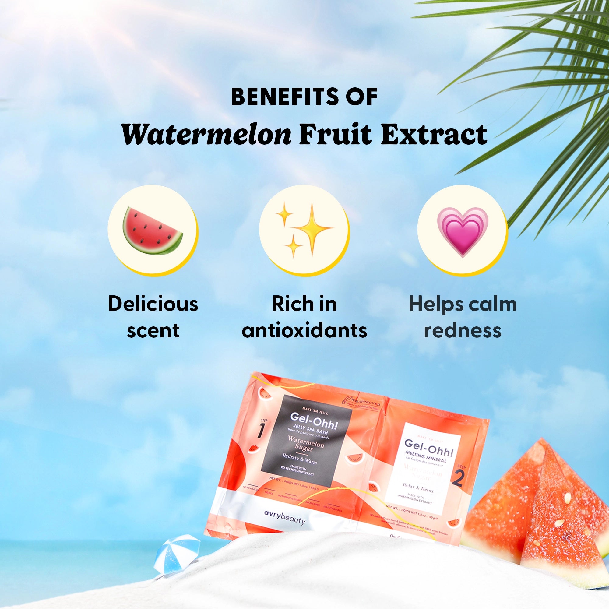 Gel-Ohh Jelly Spa Bath - Watermelon Sugar