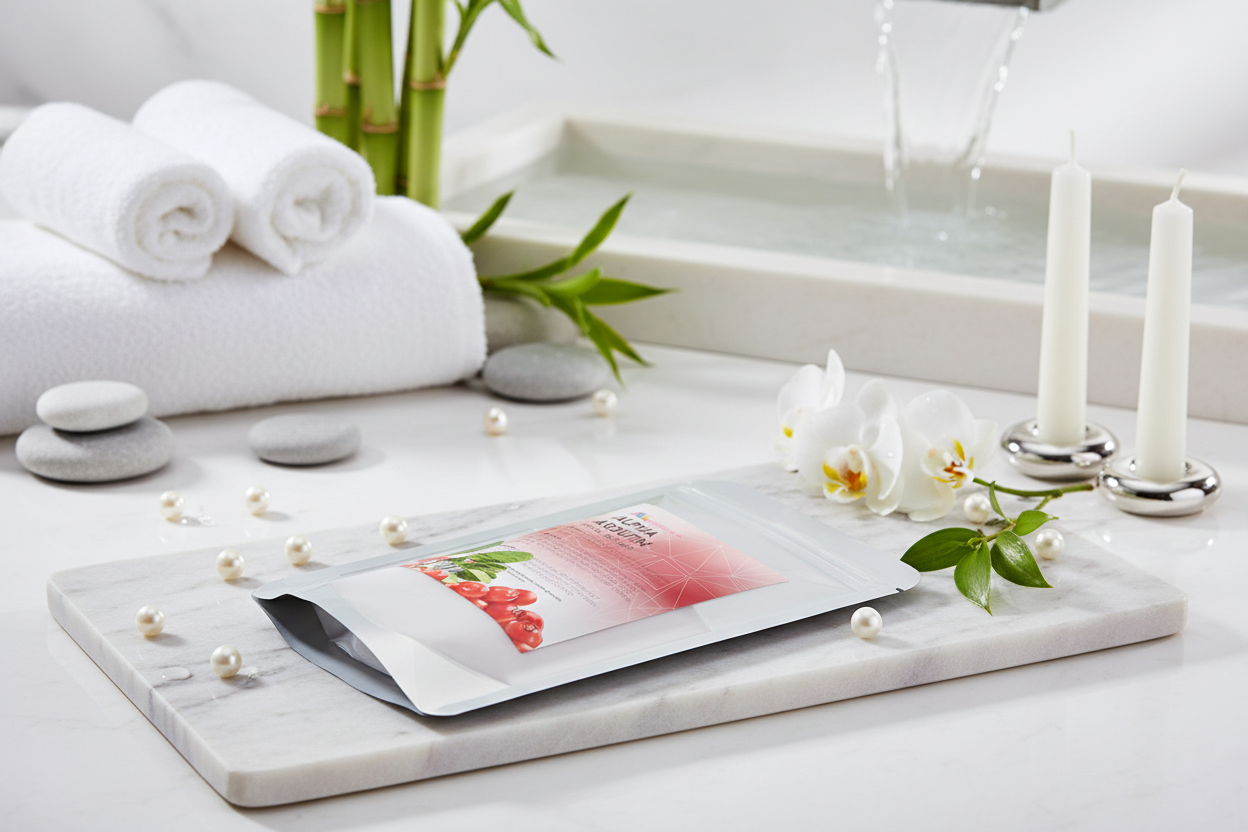 Crystal Jelly Mask Sachet Alphin Arbutin Luxury Spa