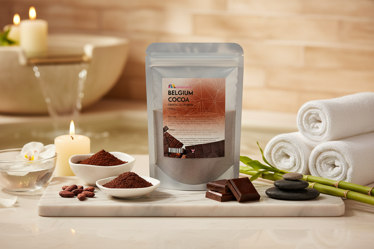 Crystal Jelly Mask Sachet Belgium Cocoa Luxury Spa