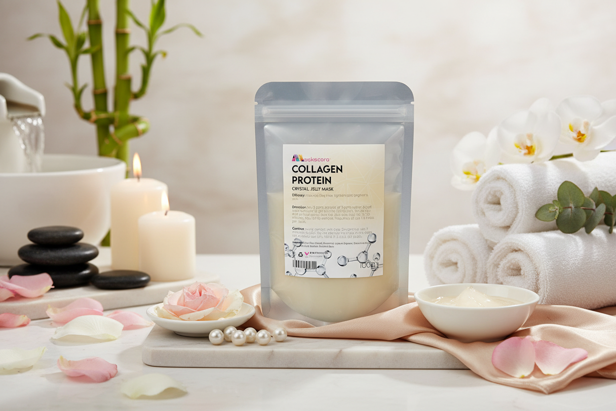 Crystal Jelly Mask Sachet Collagen Protein Luxury Spa