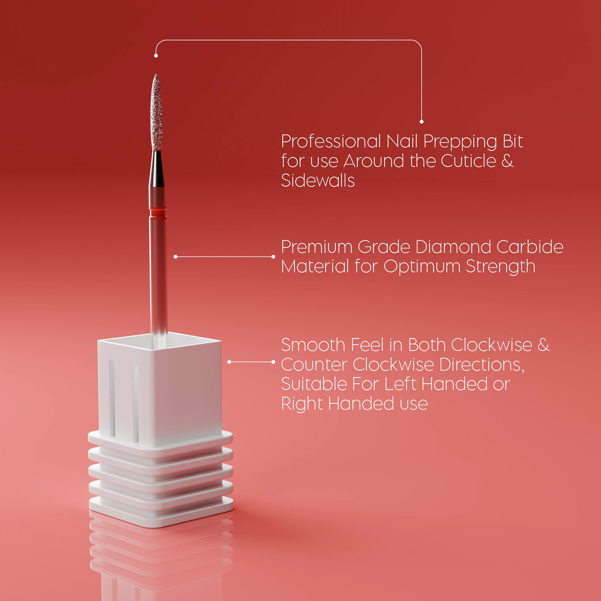 Diamond E-File Bit - Fine Russian Point