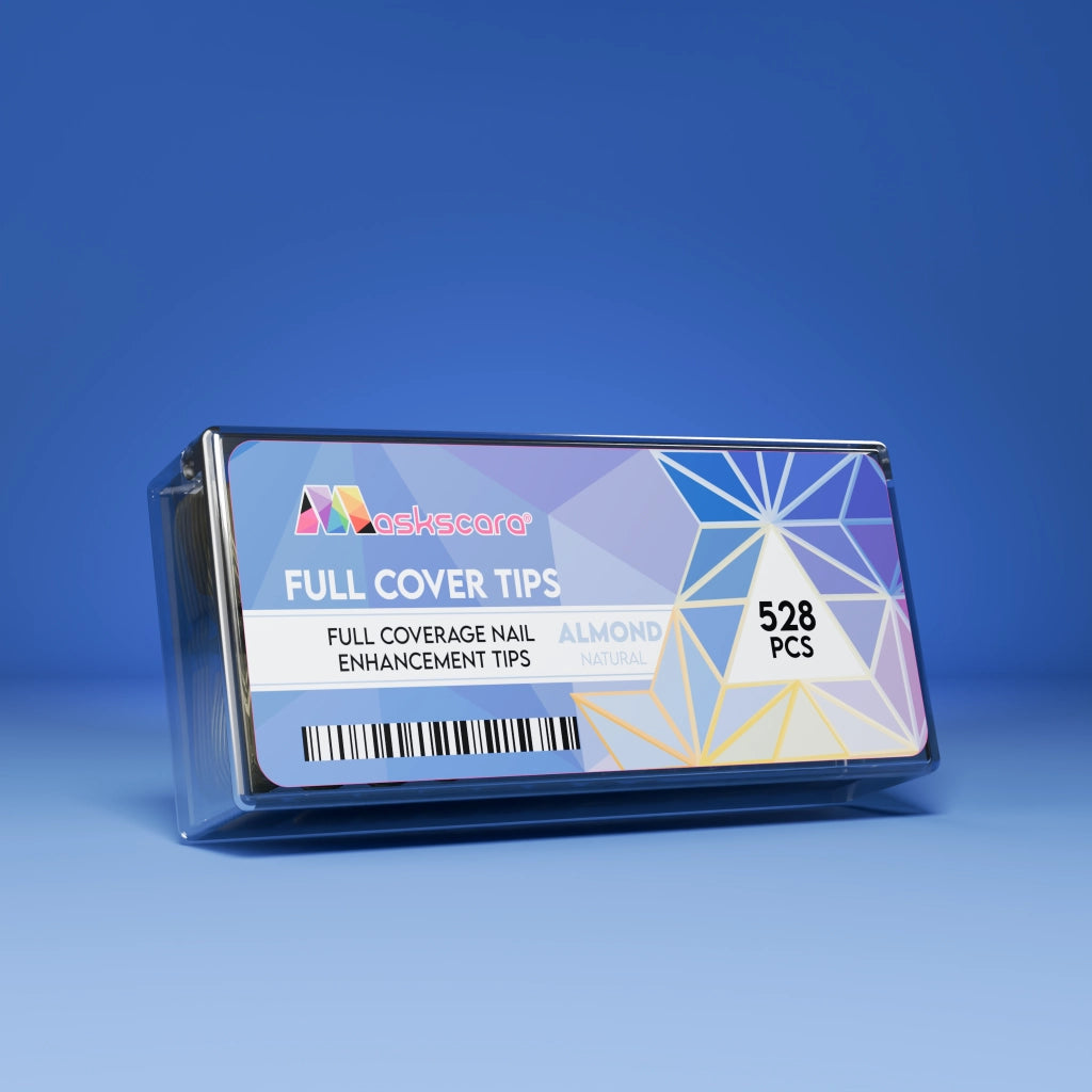 Full Cover Natural Almond Medium Tips