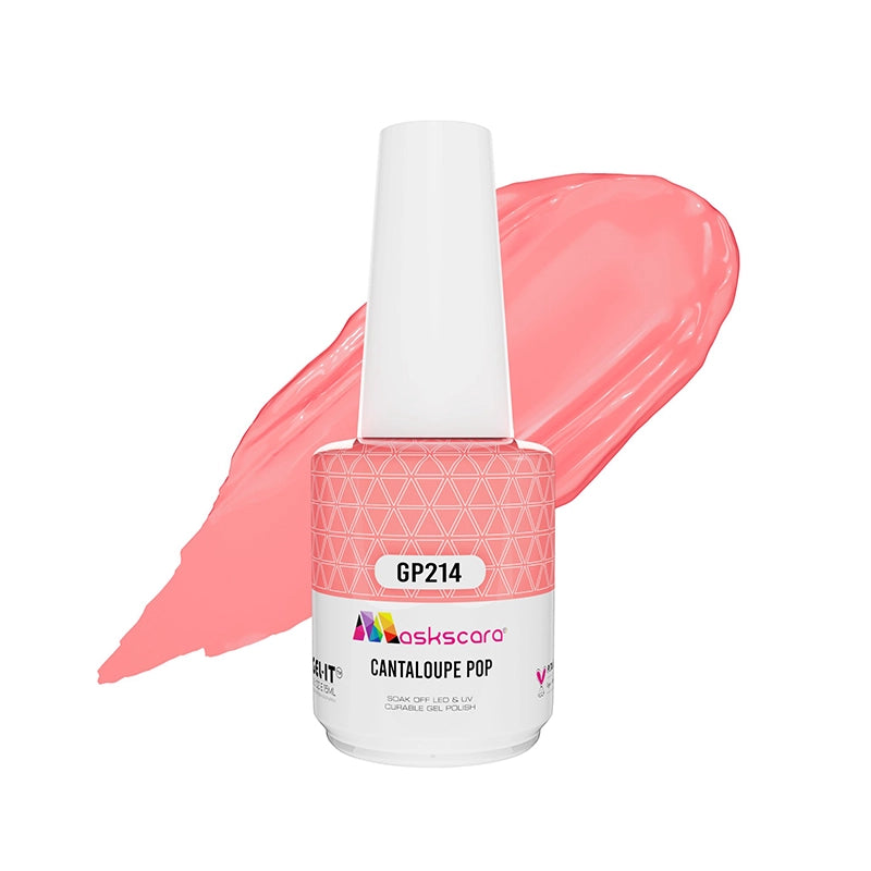 <img src="gp214-cantaloupe-pop.webp" alt="alt=Neon melon gel polish colour for gel nails." />