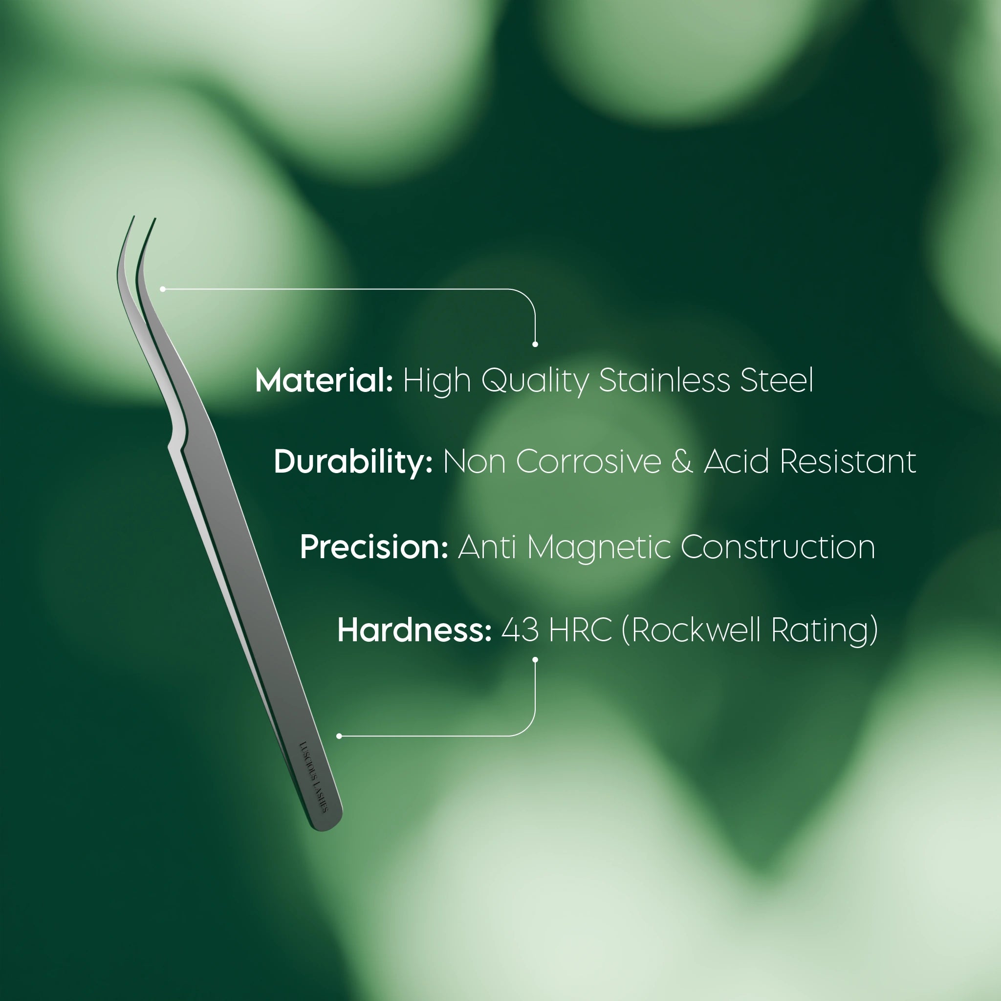 Luscious Lashes Tweezer Curved