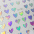 Nail Art Sticker Aurora Hearts
