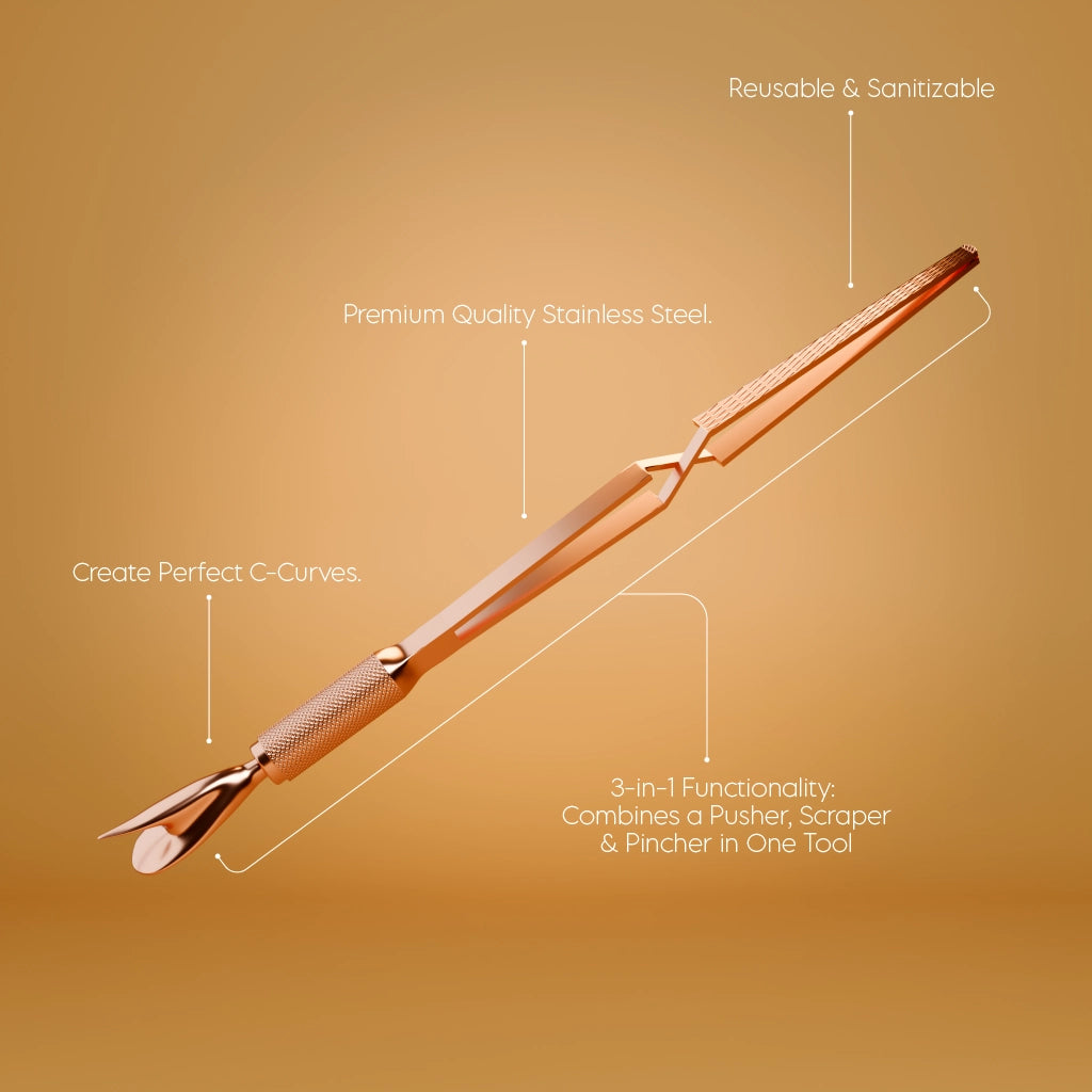 Rose Gold C-Curve Pinching Tool