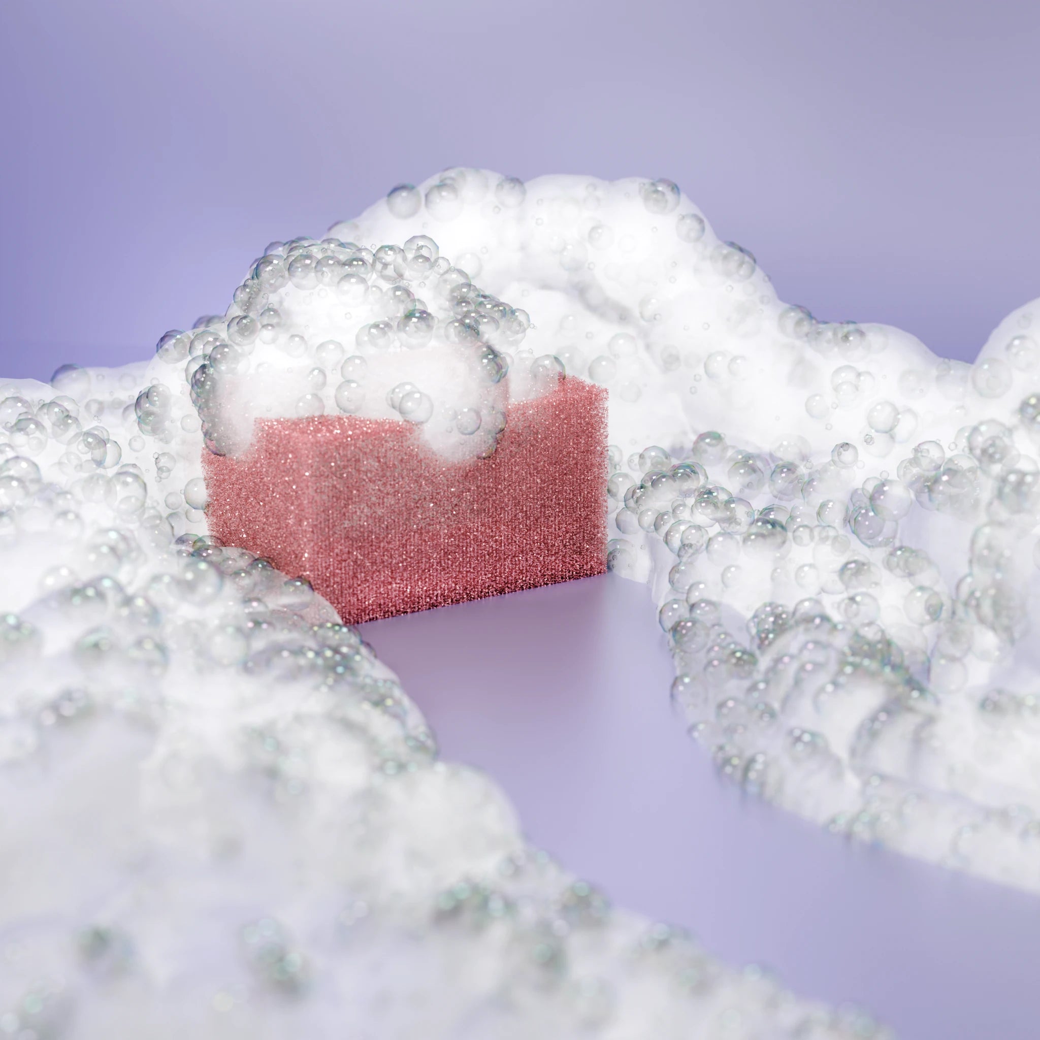 Exfoliating Body Sponge - Pink