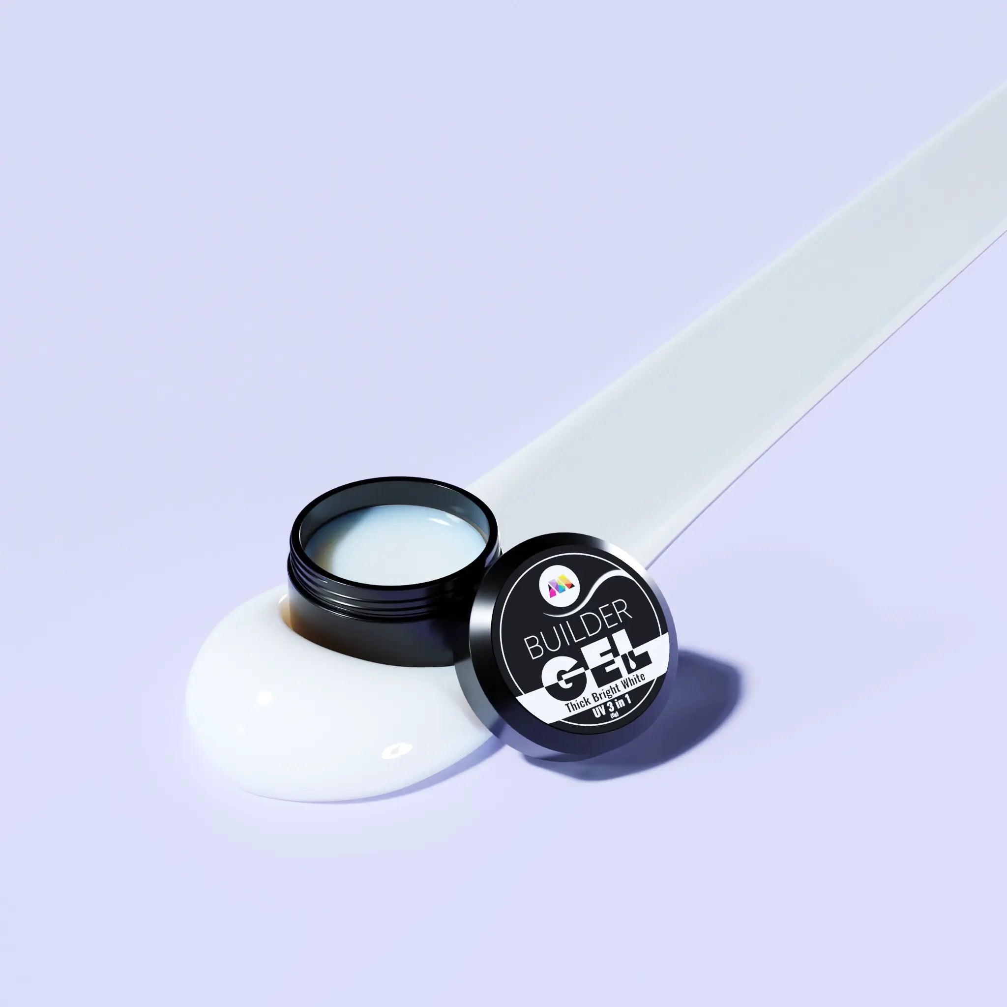 Thick Bright White UV Builder Gel - 5g