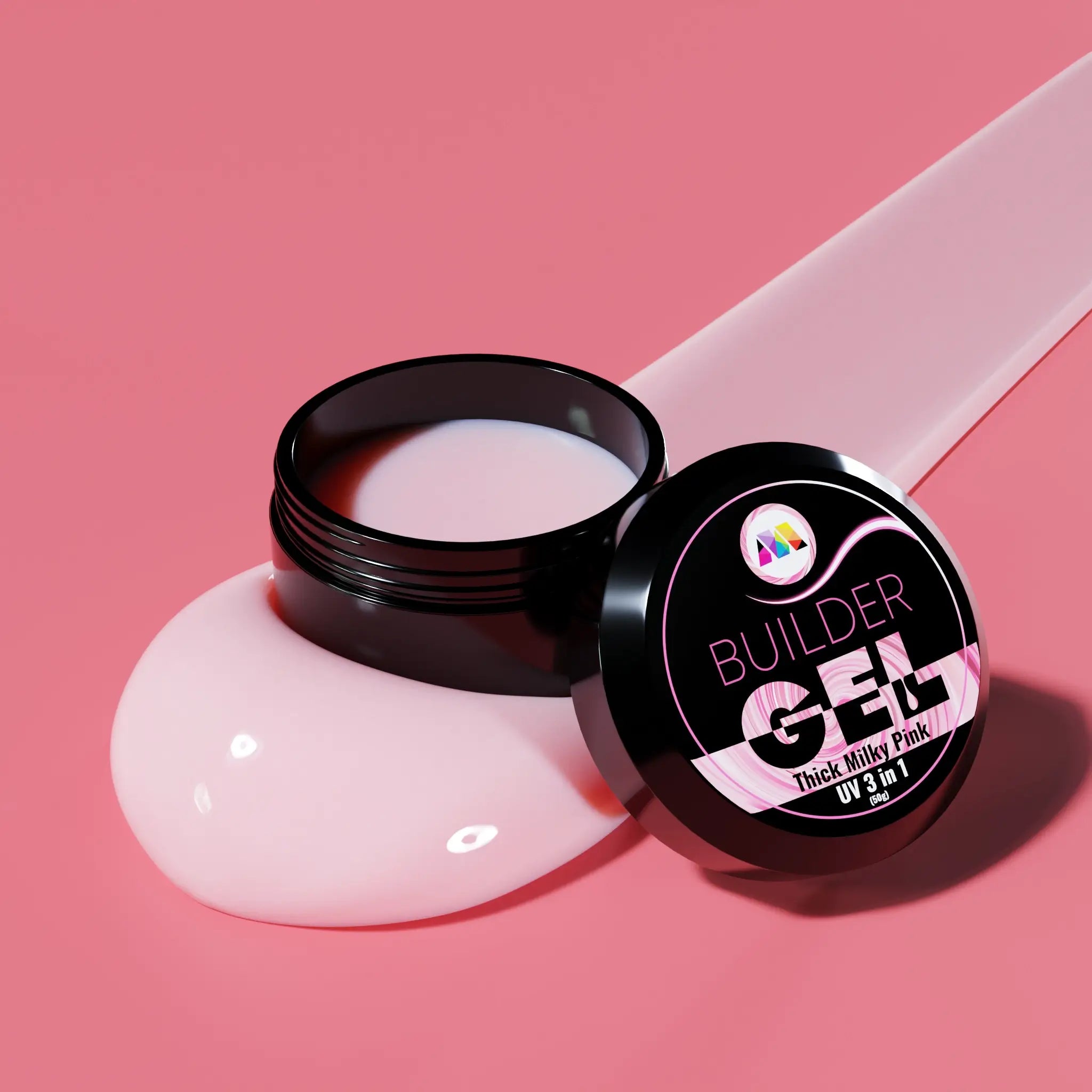 Thick Milky Pink UV Builder Gel - 50g