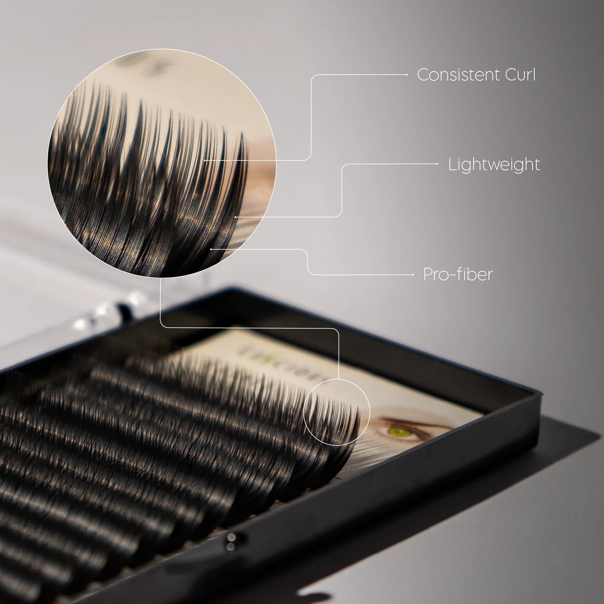 B-Curl Lashes 0.10mm Black 7-13mm