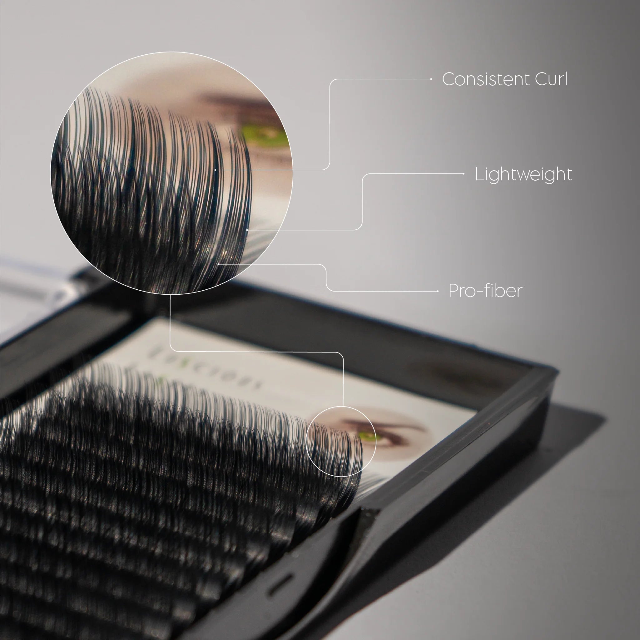 C-Curl Lashes 0.10mm Black 10mm