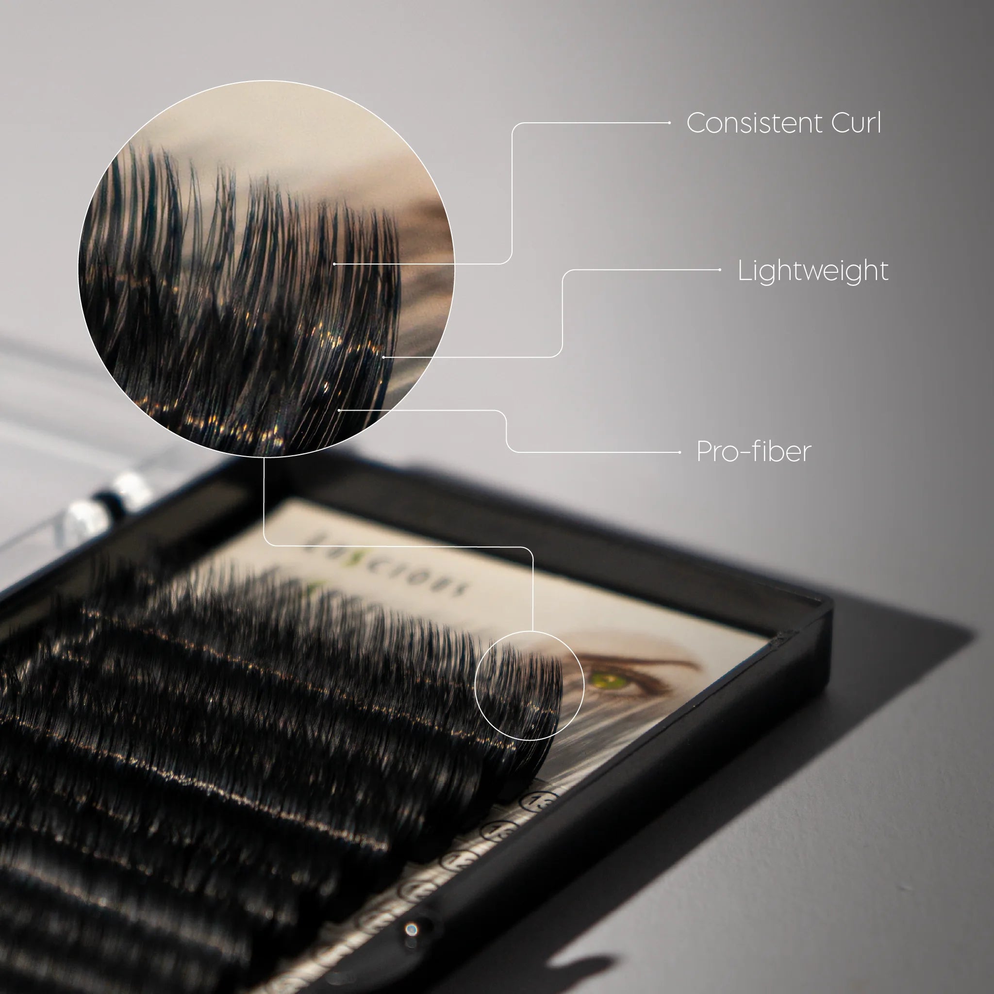 D-Curl Lashes 0.03 Black 7-13mm