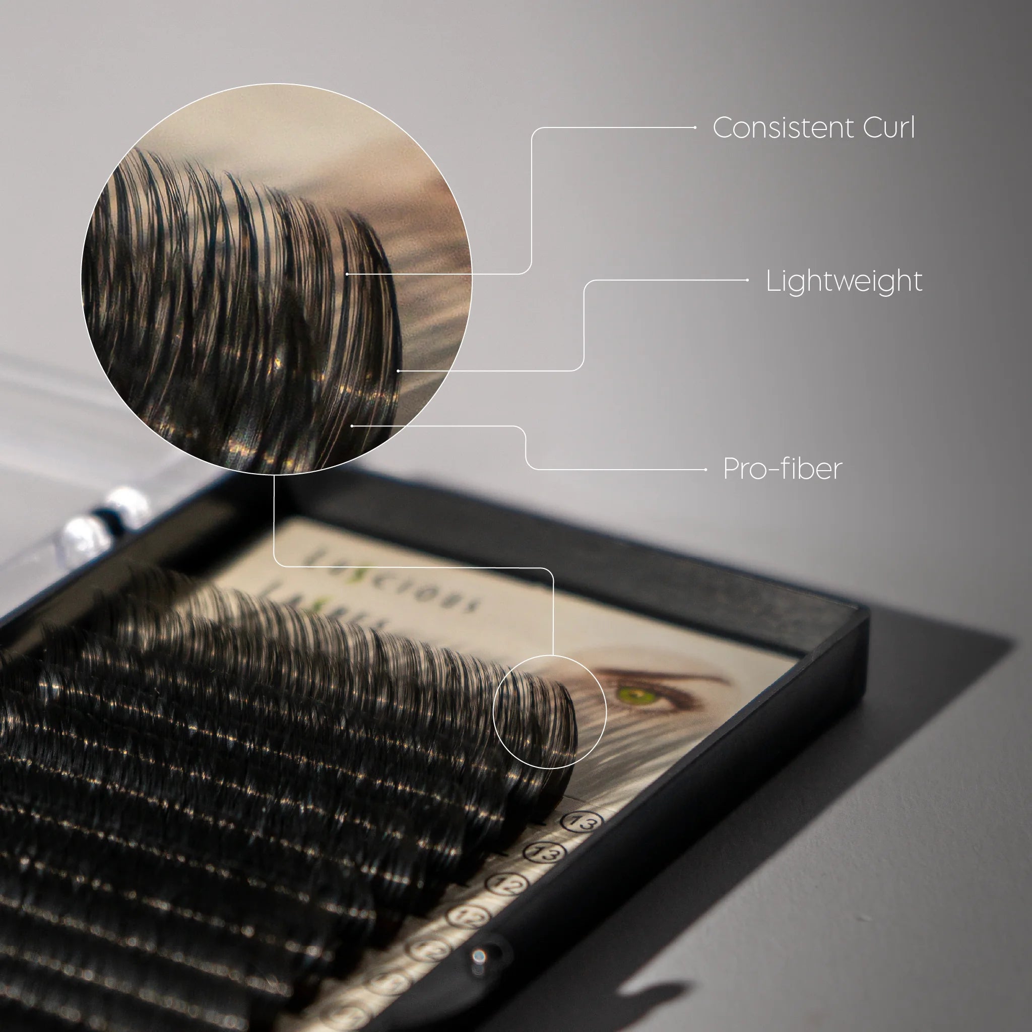 D-Curl Lashes 0.05 Black 7-13mm