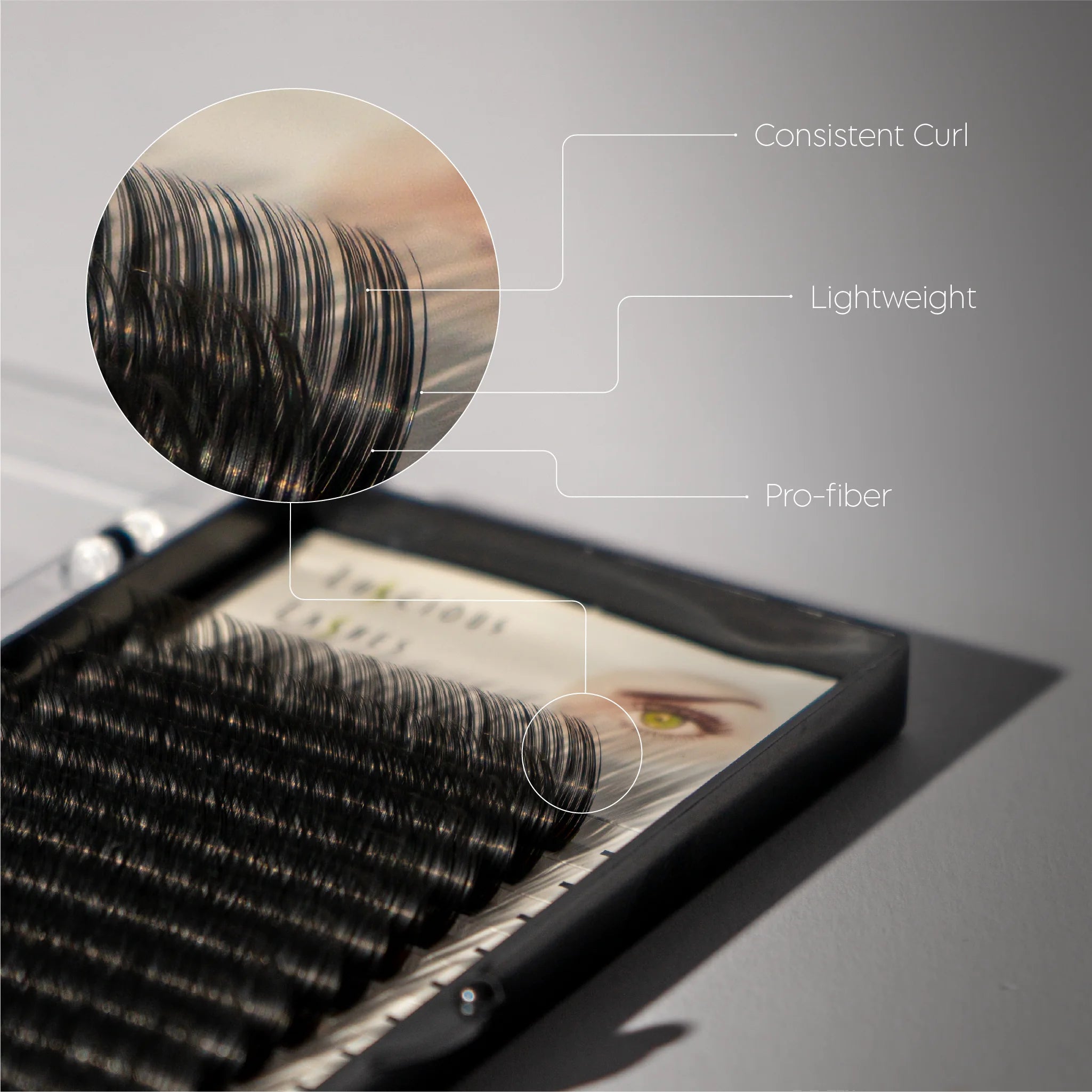 D-Curl Lashes 0.07 Black 12mm