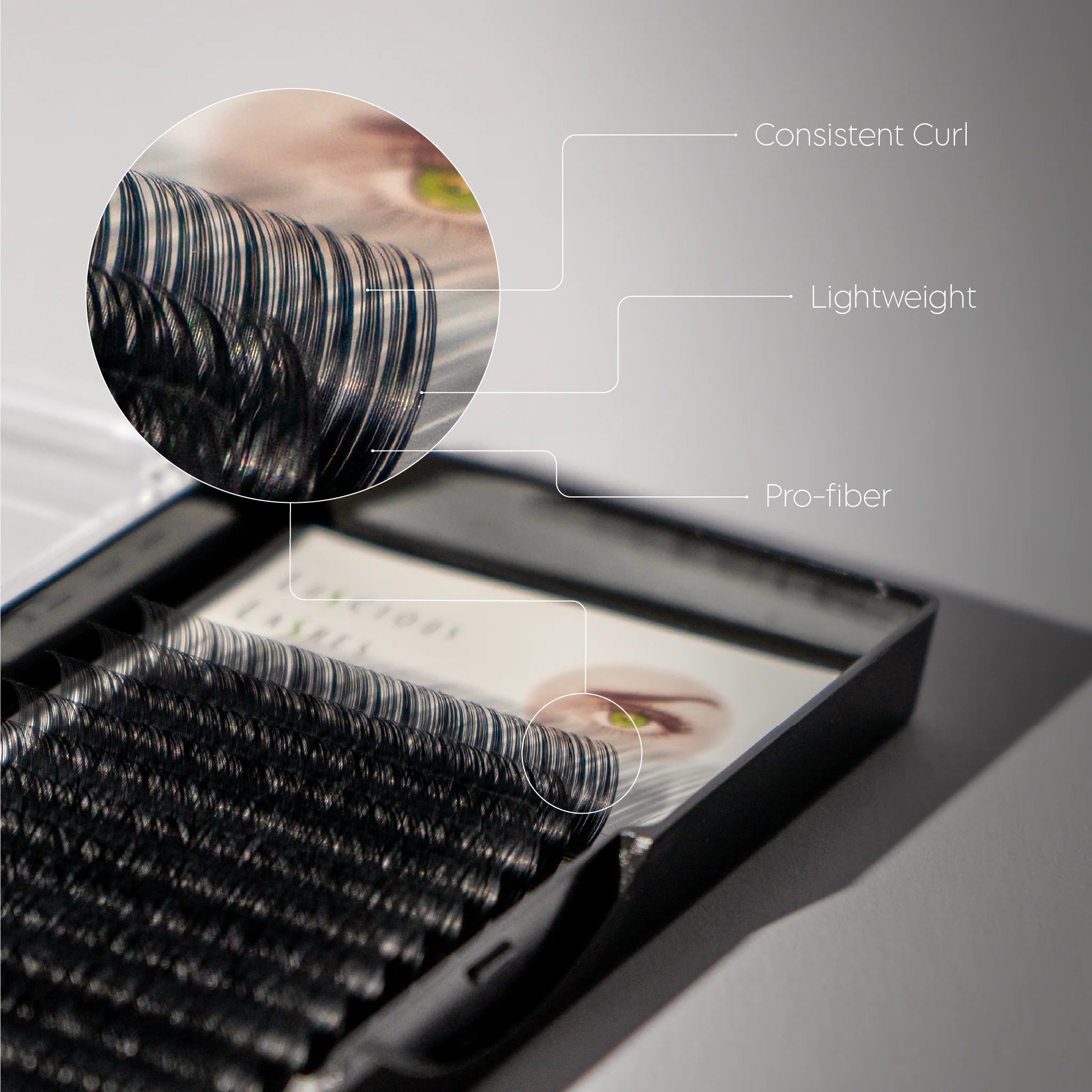 D-Curl Lashes 0.10 Black 10mm