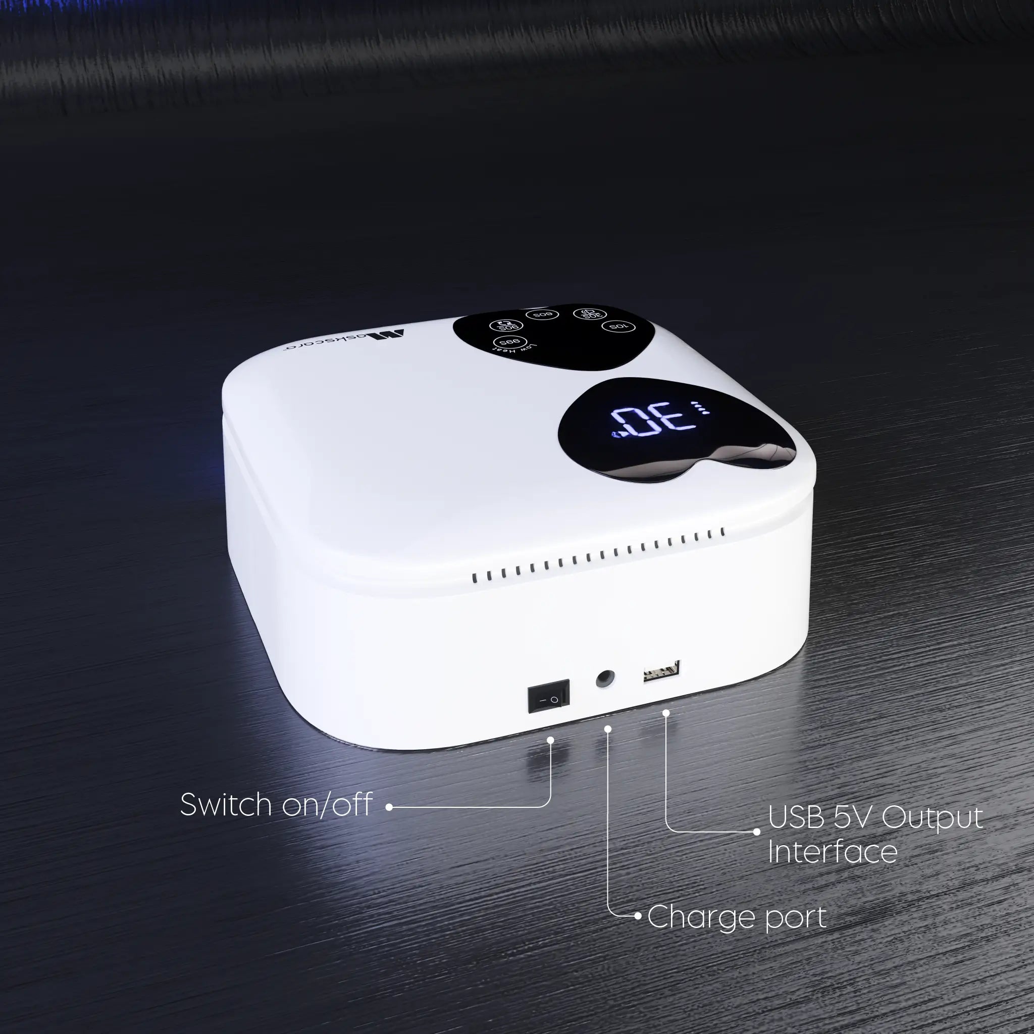 80W Rechargeable LED/UV Lamp