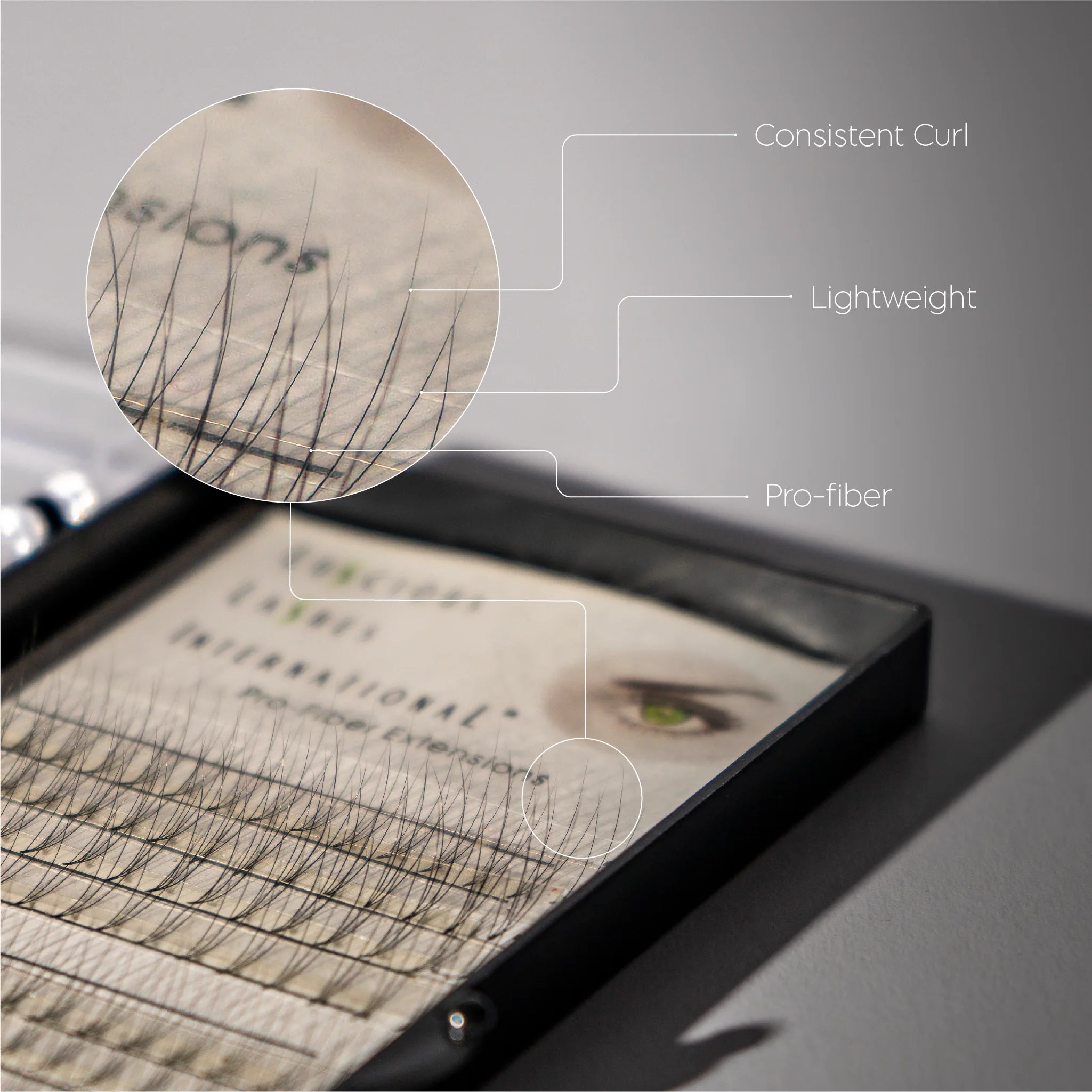 Volume Fans 12 Row 3D C-Curl 0.07mm 12 mm