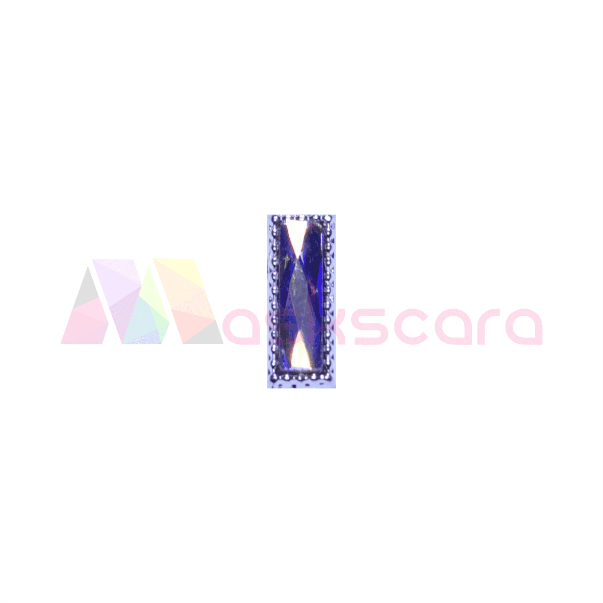 AB Clear Large Rectangle Gems (5 Pcs) - Maskscara